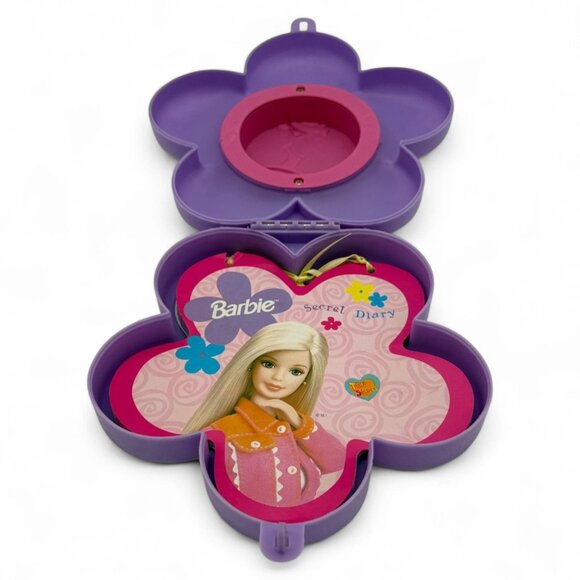 Barbie Secret Diary Flower-Shaped Purple & Pink Case For Kids - Picture 4 of 10